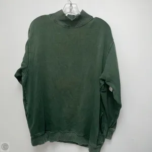 Cool Hooded Jacket Model Glow Sweatshirt Collar By Aerie In Green, Size: M