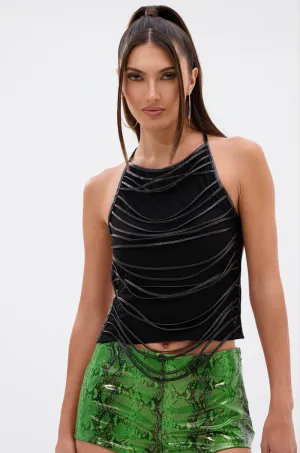 CALL ME MAYBE HALTER NECK BLOUSE Small Size Training Outfit