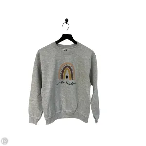 Sweatshirt Crewneck By Gildan In Grey, Size: S Aerated Seam Placement