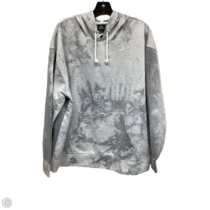Polish Tone Athletic Sweatshirt Hoodie By Nike In Grey, Size: 1x