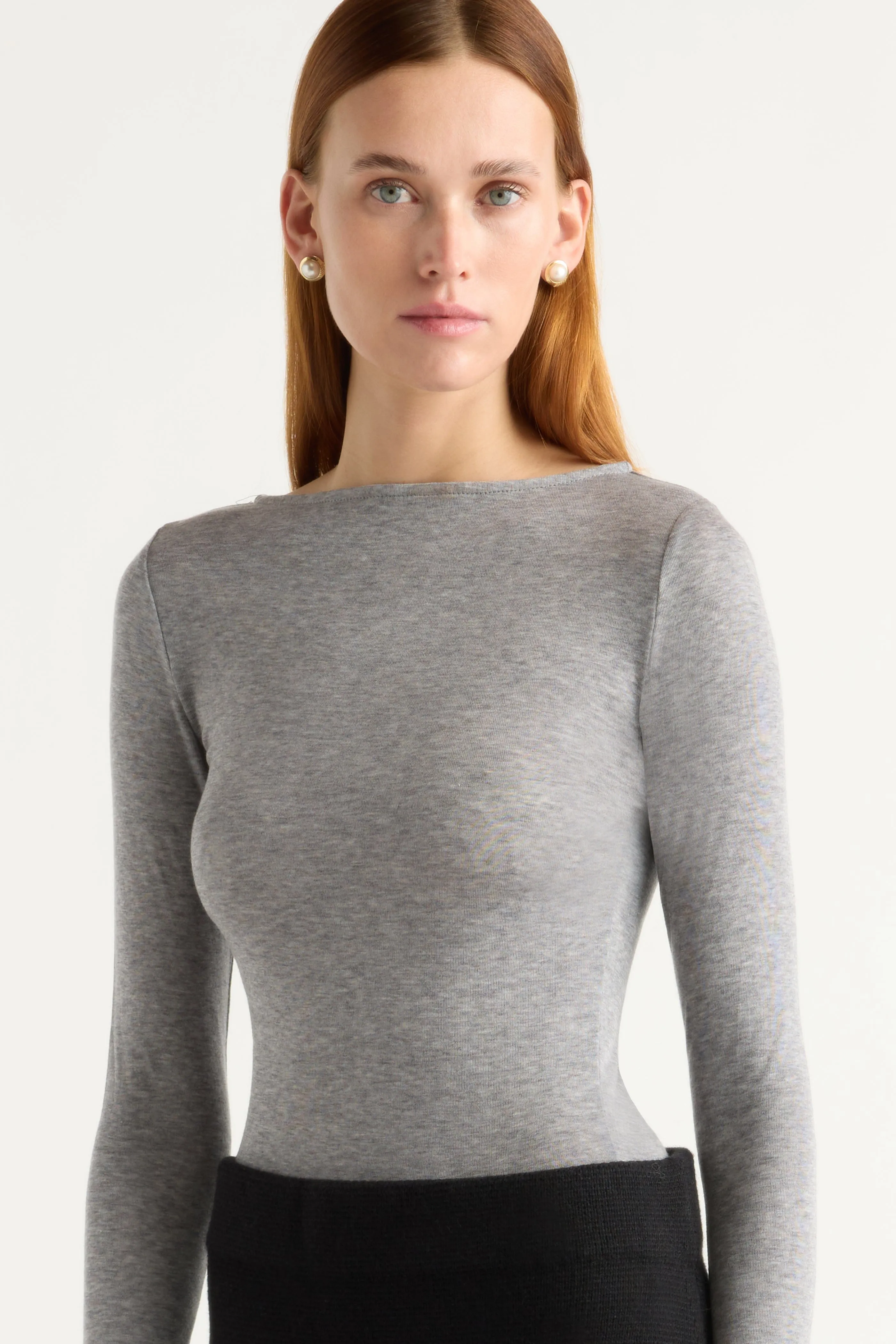 Easy Style Lana Tencel-Wool Semi-Sheer Tee