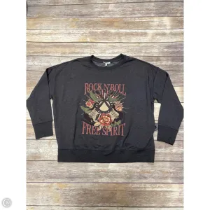 Sweatshirt Crewneck By Maurices In Grey, Size: Xl Breathable mesh