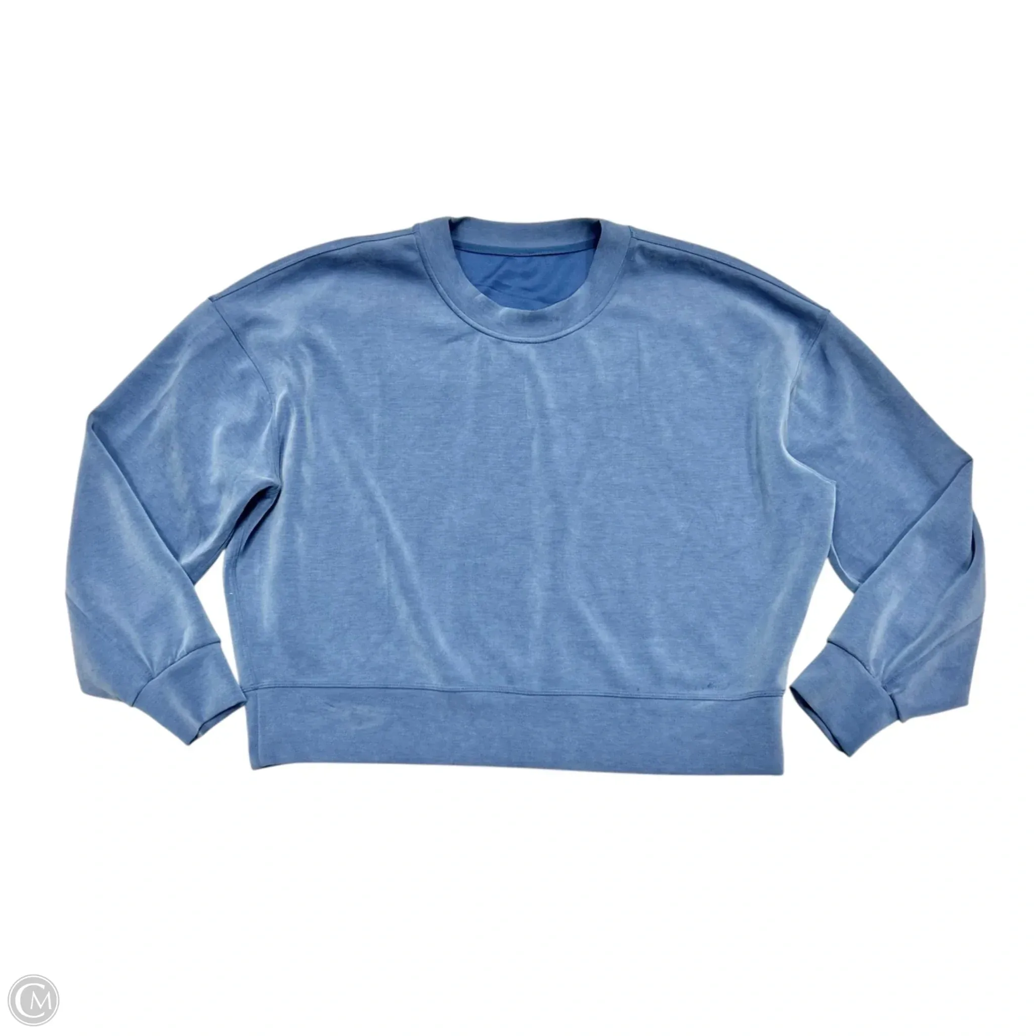 Athletic Sweatshirt Crewneck By Lululemon In Blue, Size: M Couple Look TearResistant