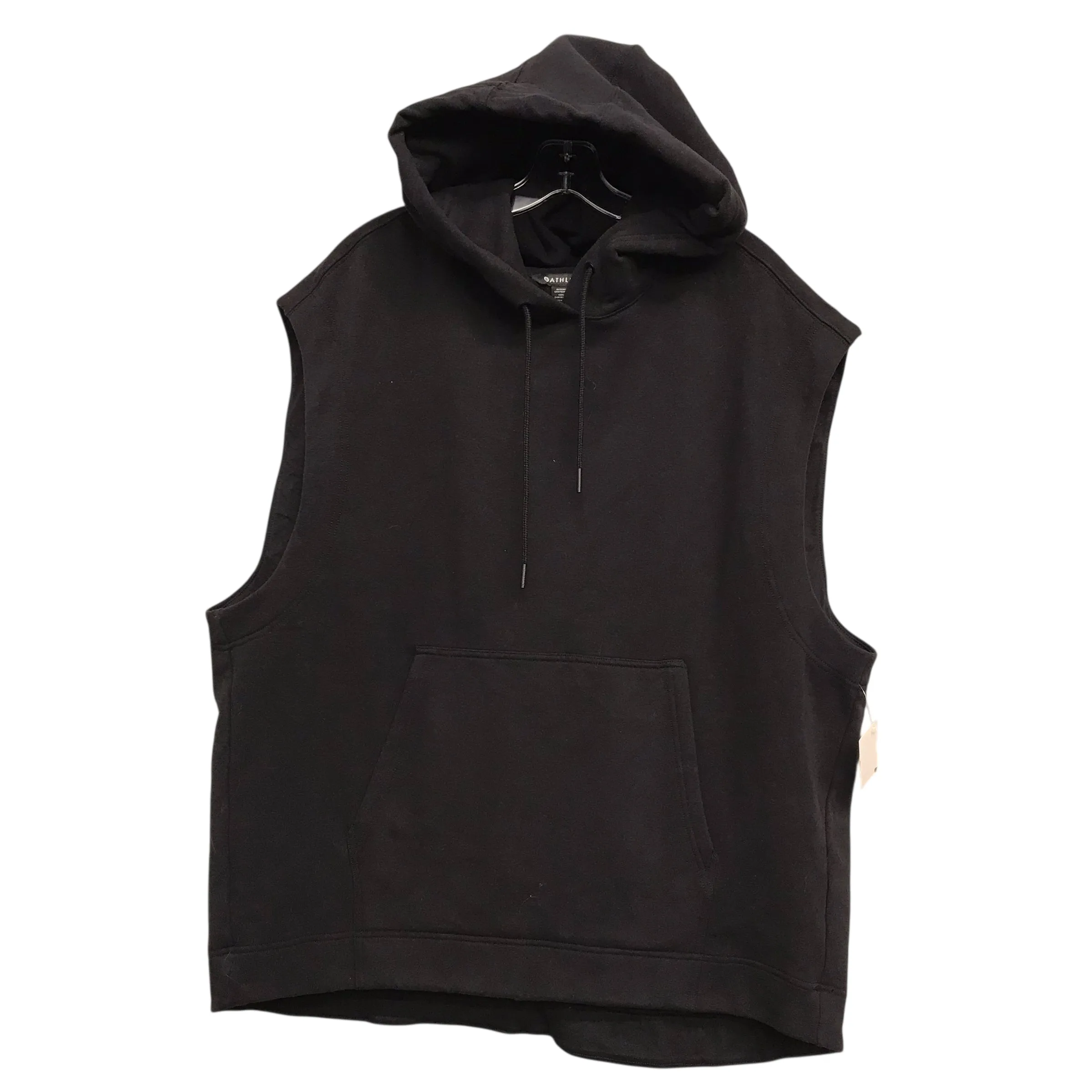 Minimalist Style Sweatshirt Hoodie By Athleta In Black, Size:Xl