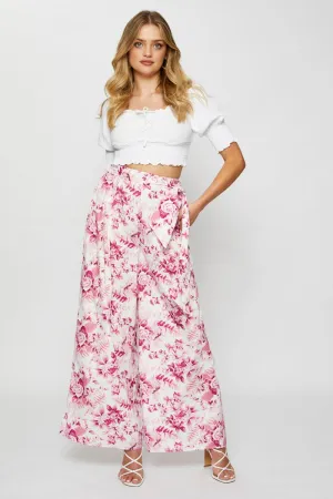 Print Wide Leg Pants High Rise QuickReleaseClosures