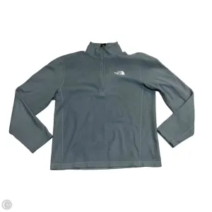 Athletic Sweatshirt Collar By The North Face In Grey, Size: M ElasticWaistband Coastal Chic
