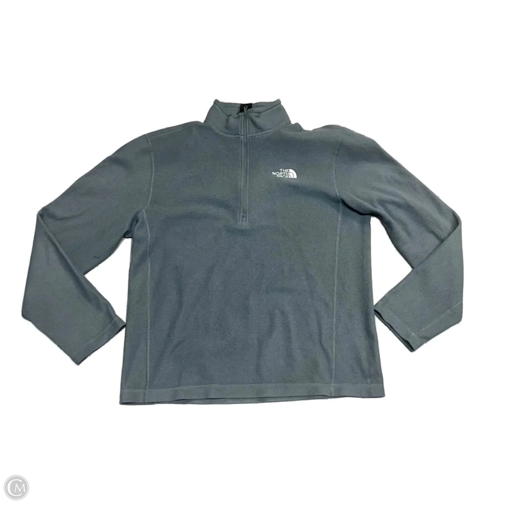Athletic Sweatshirt Collar By The North Face In Grey, Size: M ElasticWaistband Coastal Chic
