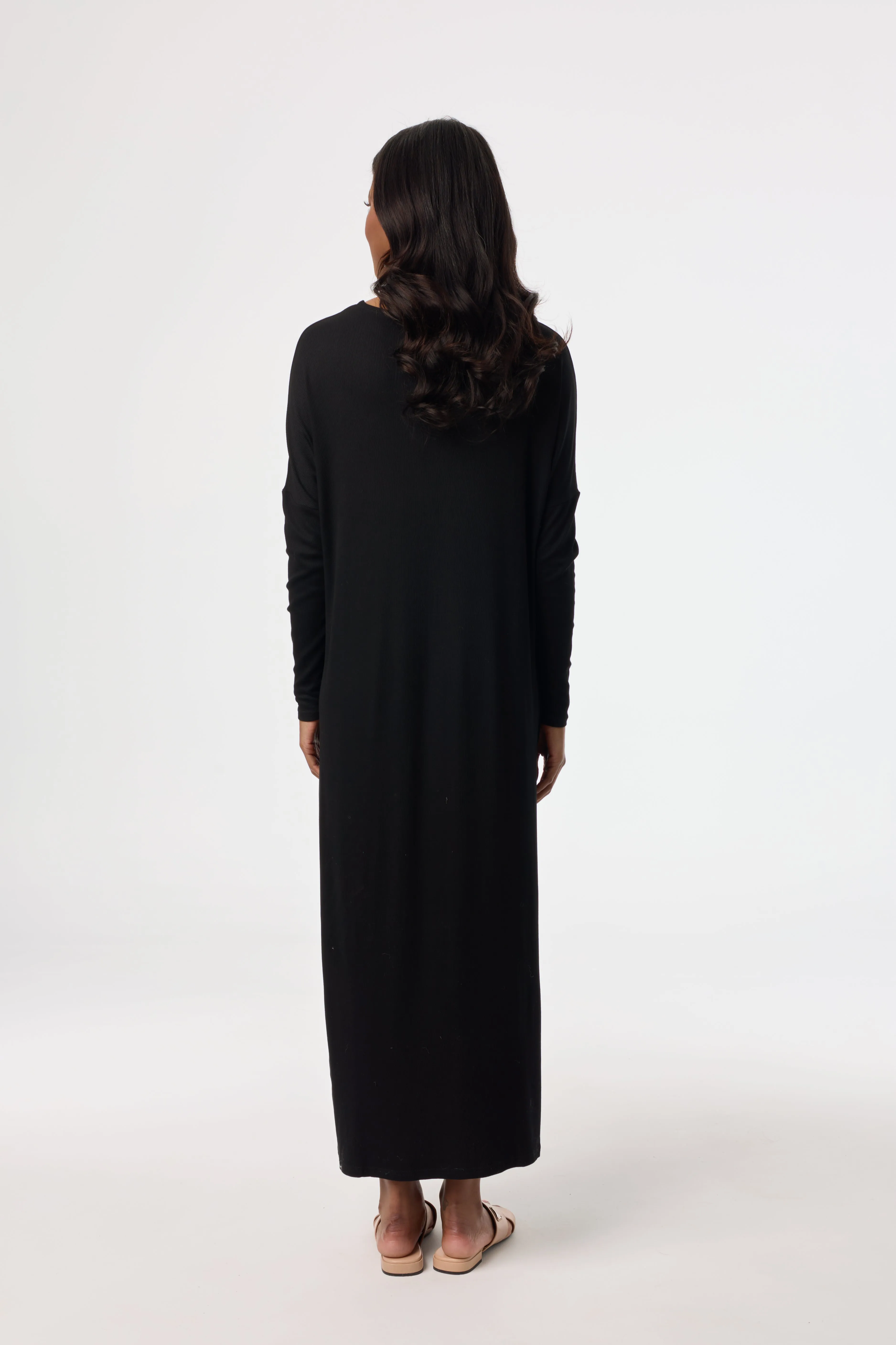 Black Swing Maxi Day Off SustainableTextiles