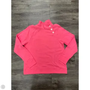 QuickDryMaterial Sweatshirt Collar By J. Crew In Pink, Size: L
