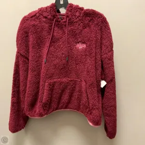 SweatAbsorbentLining Sweatshirt Hoodie By Nike Apparel In Maroon, Size: M
