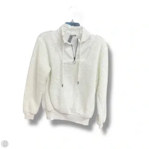 Trendy Outerwear Athletic Sweatshirt Collar By Sweaty Betty In White, Size: S