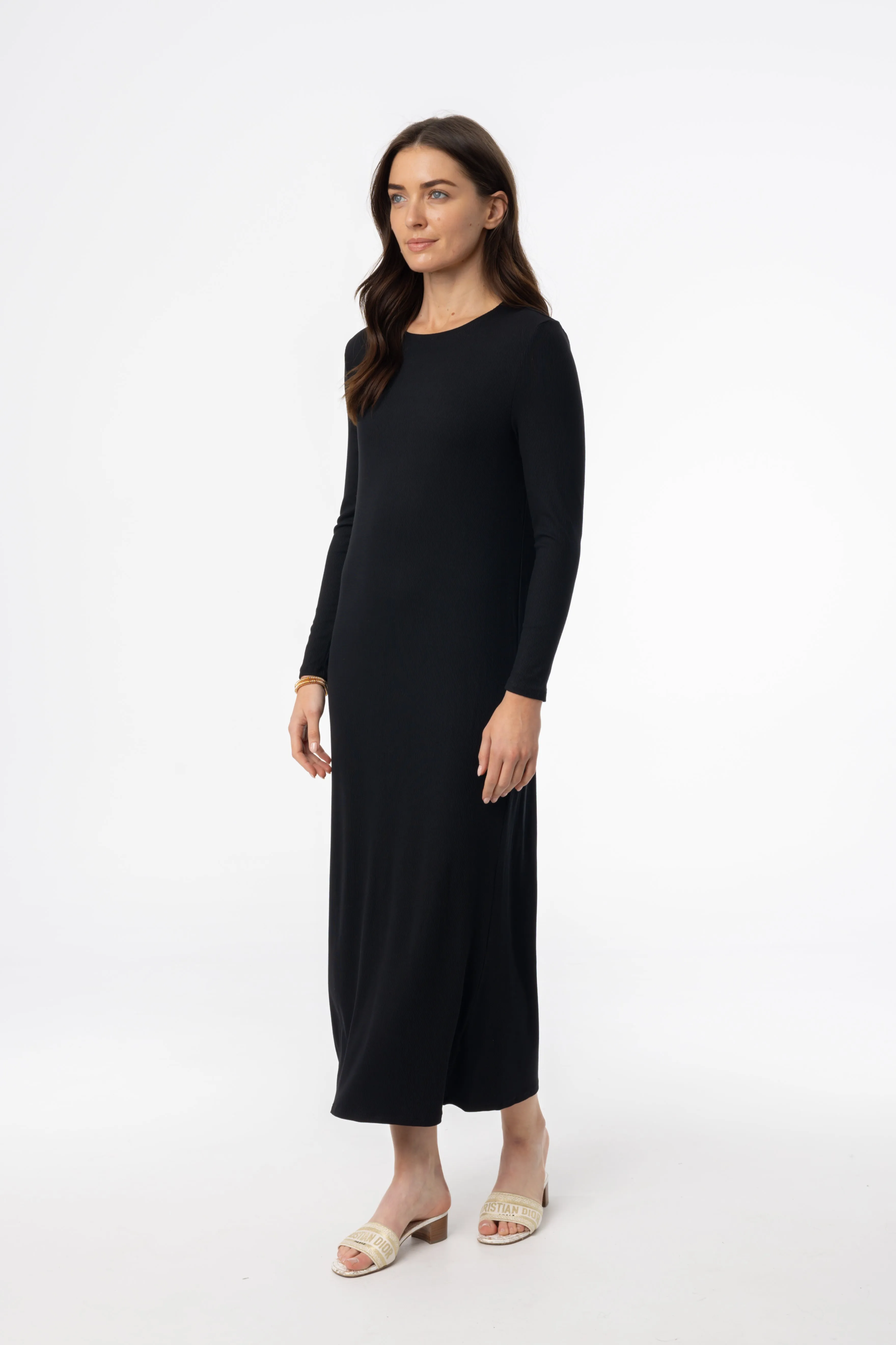 Black Basic Maxi NonRestrictive Movement