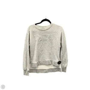 Athletic Sweatshirt Crewneck By Victorias Secret In Grey, Size: Xs Functional Wear
