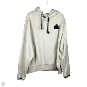 Athletic Sweatshirt Hoodie By Adidas In Cream, Size: 2x FourWayStretch