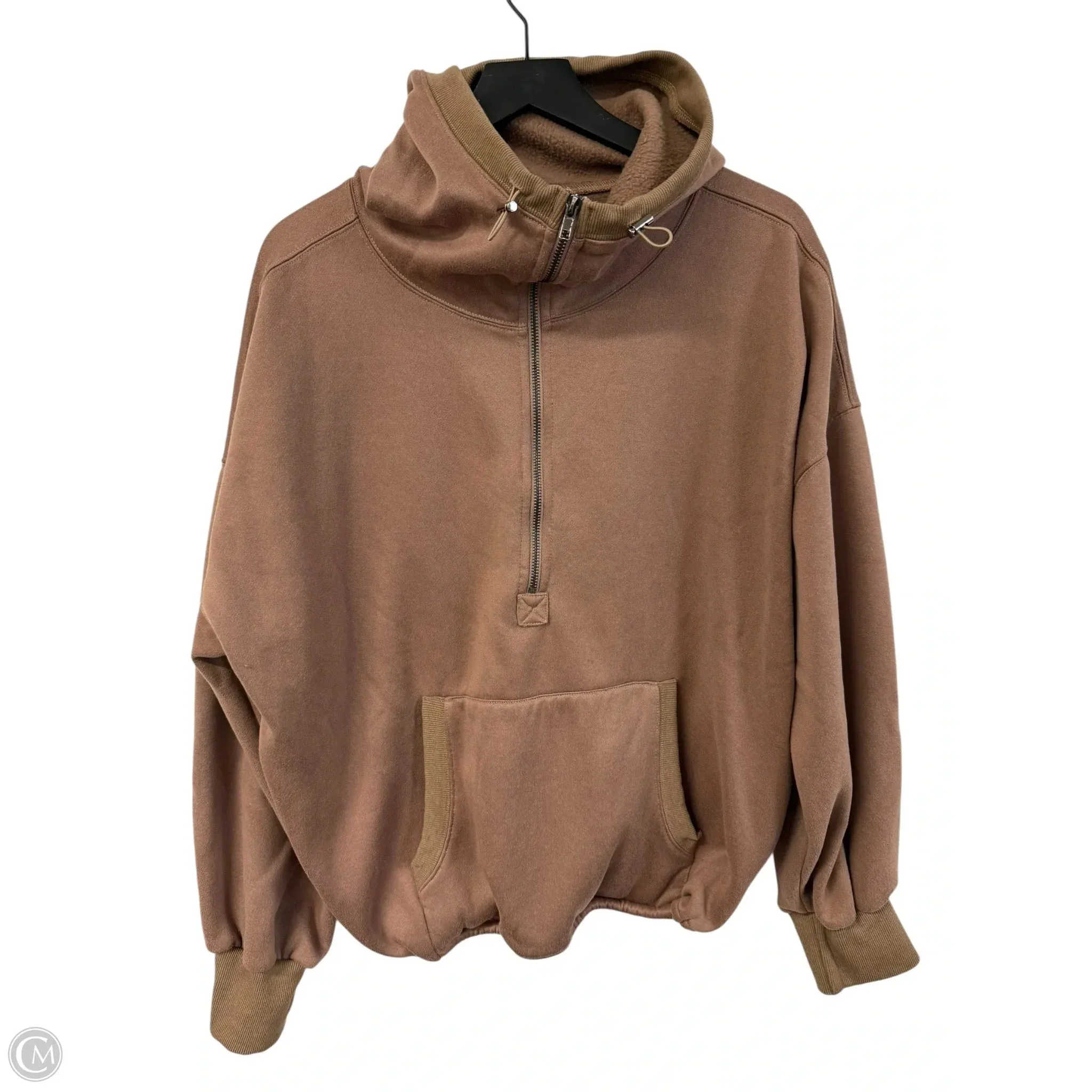 Sweatshirt Hoodie By Bibi In Brown, Size: S FlexibleFit