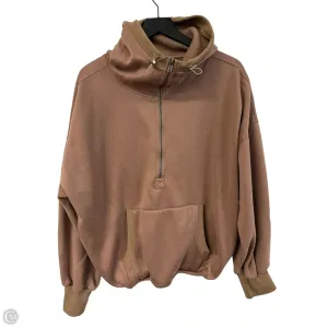 Sweatshirt Hoodie By Bibi In Brown, Size: S FlexibleFit