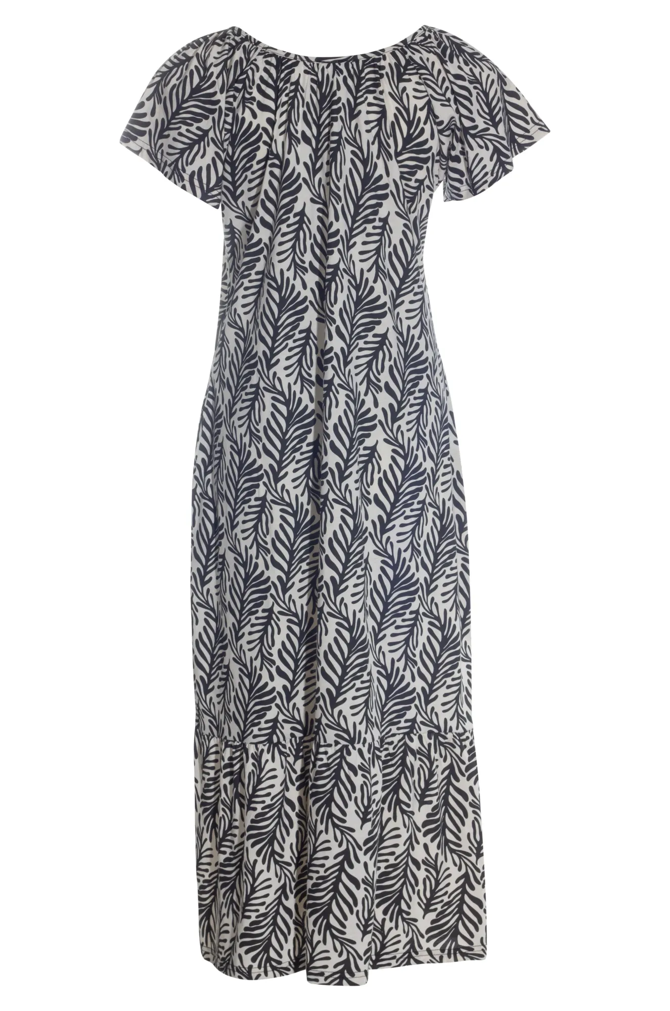 100% Cotton Dress | Black Ivory Fern | 6691AR Practical Shorts Summer Wear
