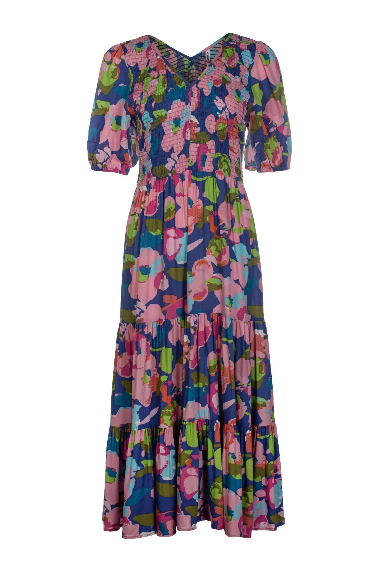 ThermalInsulated Maxi Dress | Lavender Bouquet | 3354C1