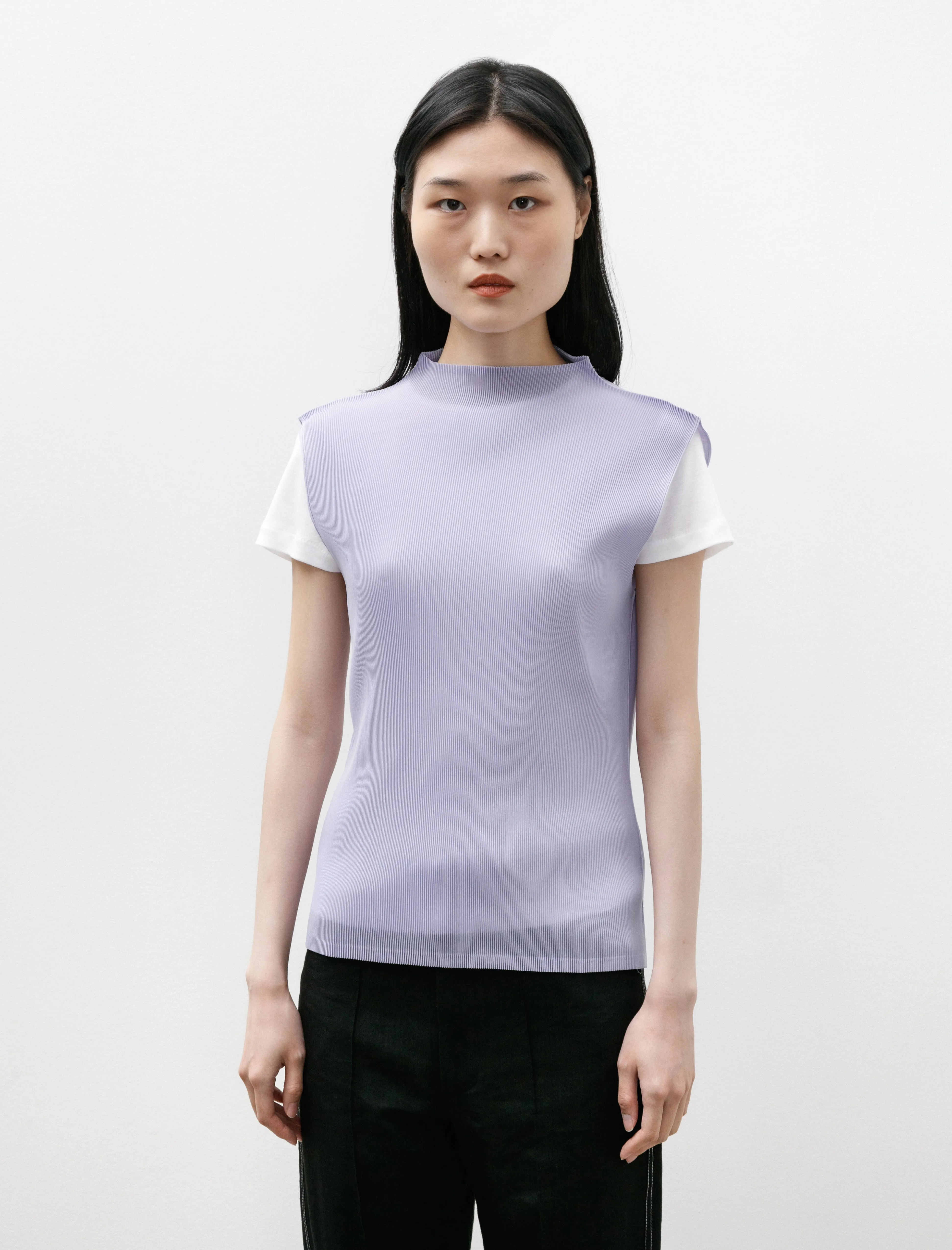 Mist Mockneck Light Blue TearResistantMaterial