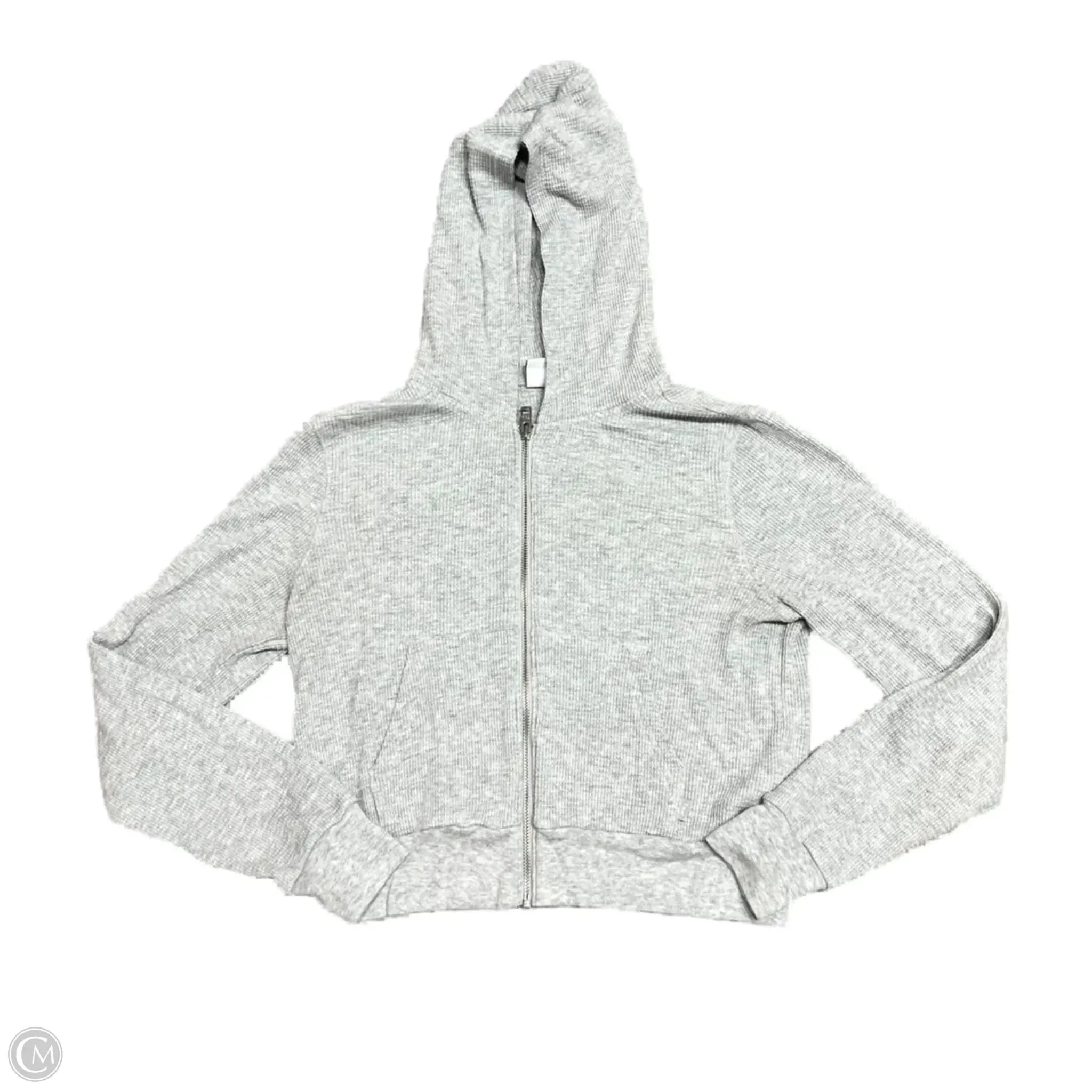 Green Fit Sweatshirt Hoodie By Tna In Grey, Size: M