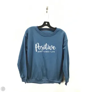 Sweatshirt Crewneck By Shein In Teal, Size: L Comfortable Shorts