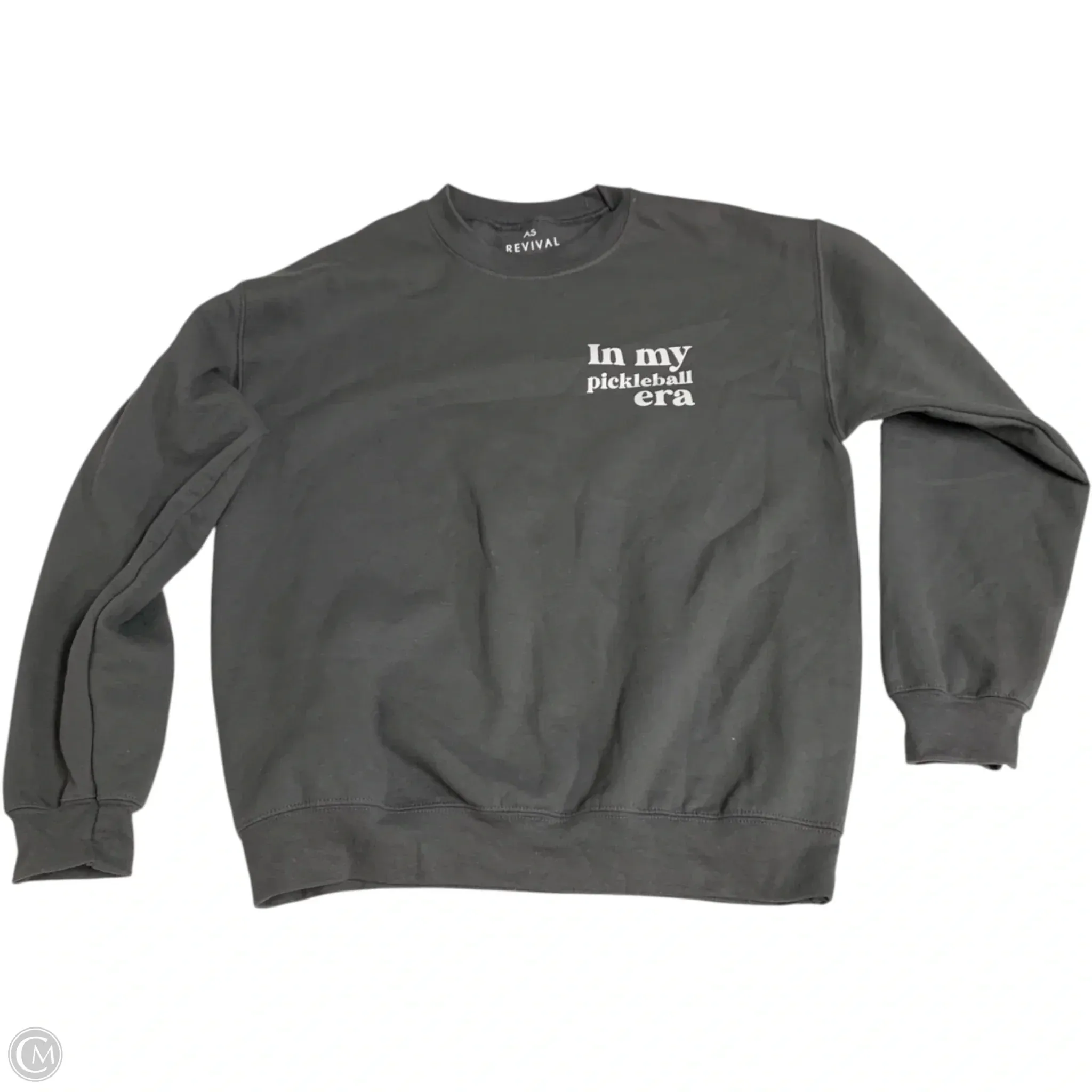 Thermal Insulation Layer Athletic Sweatshirt Crewneck By Altard State In Grey, Size: S