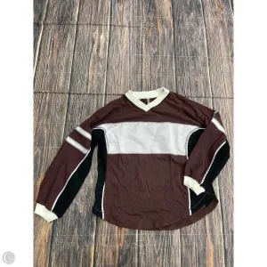 Sweatshirt Crewneck By Free People In Maroon, Size: S Classic Sweater