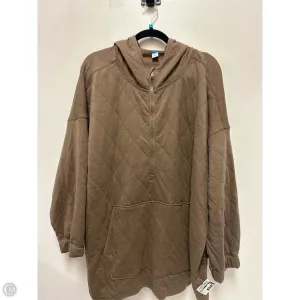 Dream Core FlexibleCollar Sweatshirt Hoodie By Old Navy In Brown, Size: 3x