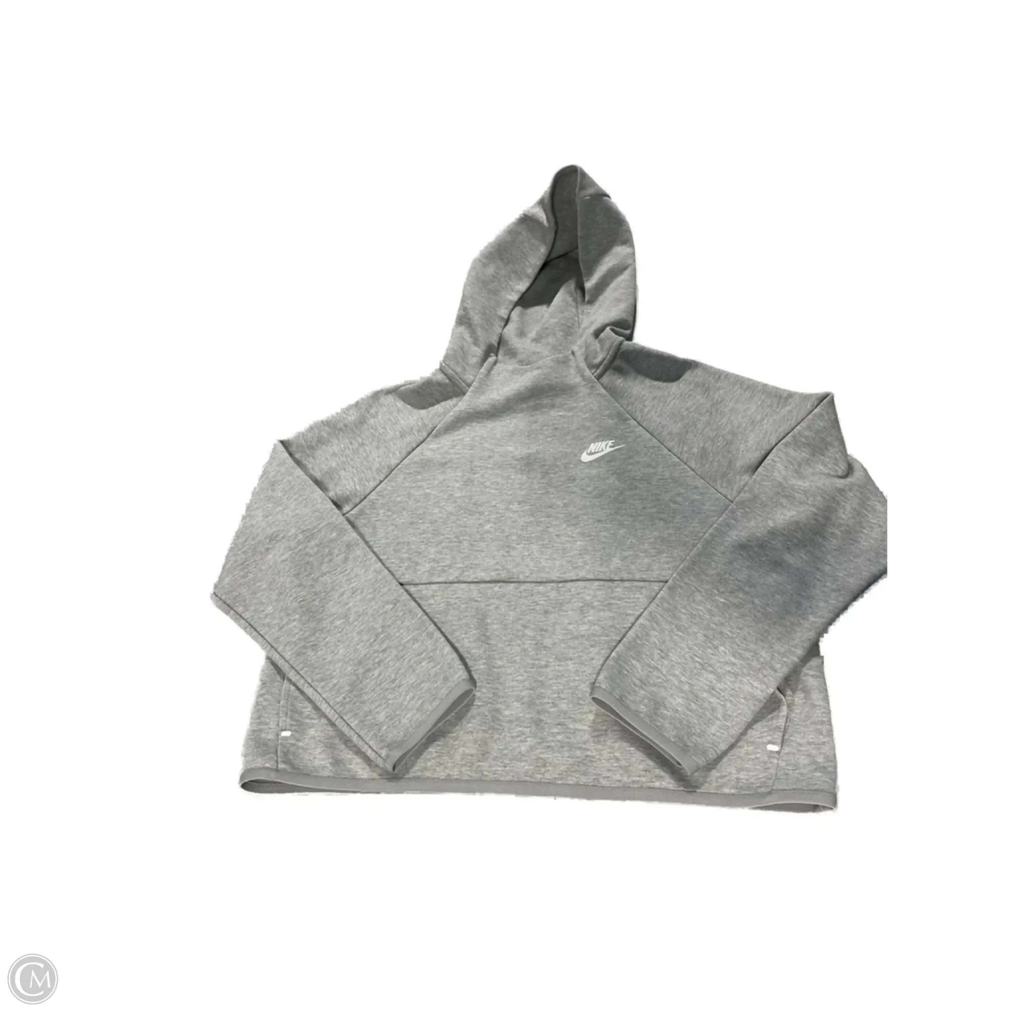 Sweatshirt Hoodie By Nike In Grey, Size: L Run Ready