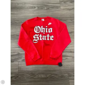 River Flow Day Off Athletic Sweatshirt Crewneck By Nike In Red, Size: S