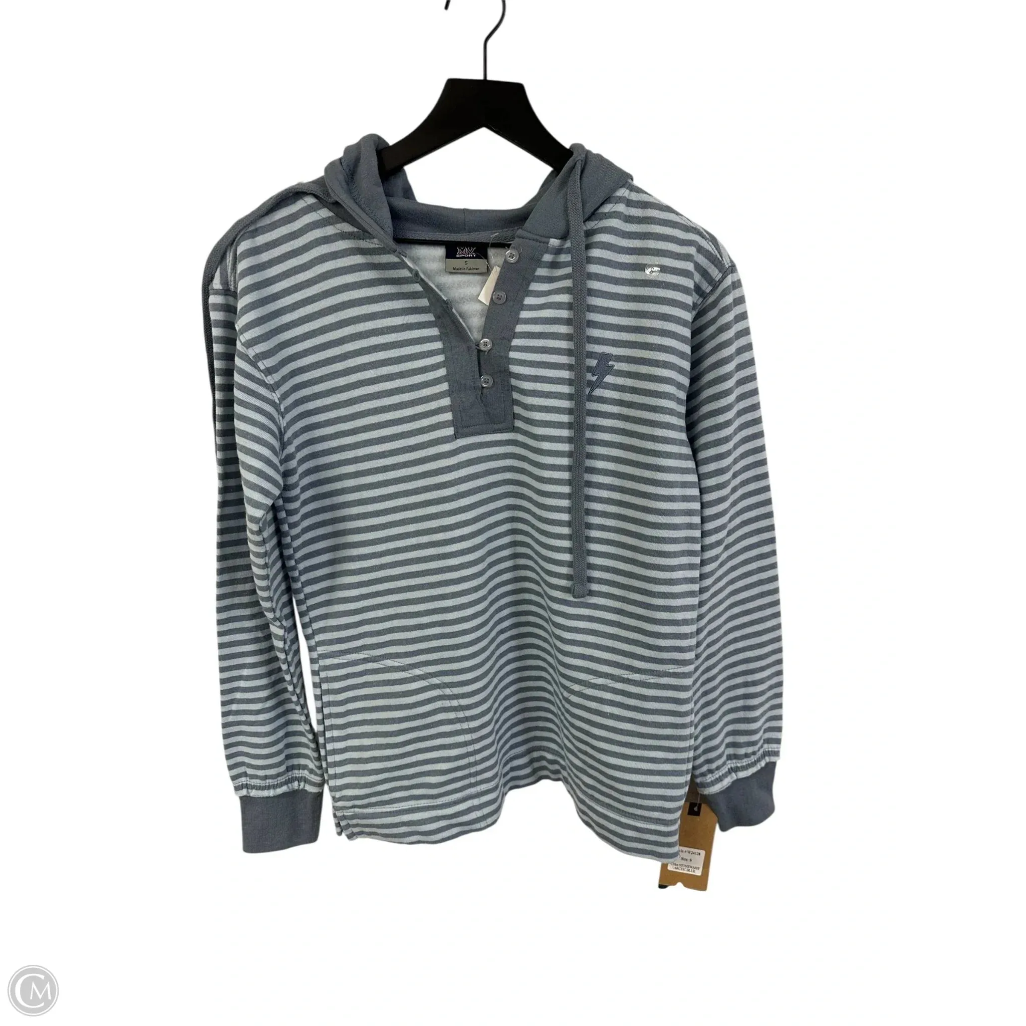 Sweatshirt Hoodie By Clothes Mentor In Blue, Size: S World Tone
