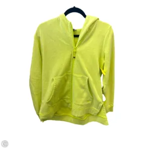 Sweatshirt Hoodie By Talbots In Yellow, Size: M Business Attire WrinkleResistantClothing