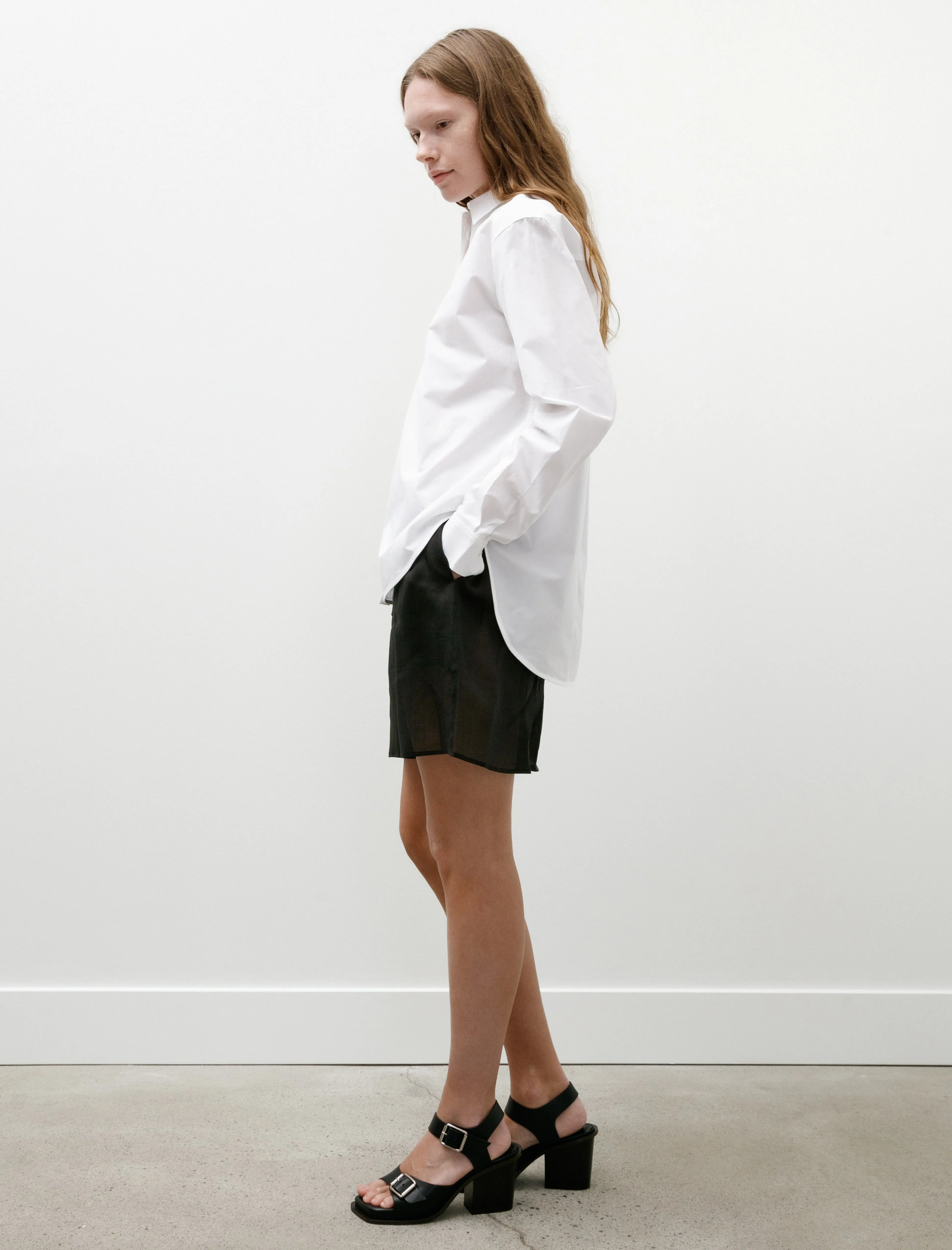 Summer Shorts Black Cross Ventilation Channels
