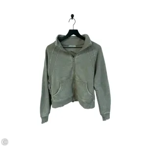 QuickReleaseFastener Planet Care Sweatshirt Collar By Zenana Outfitters In Beige, Size: L