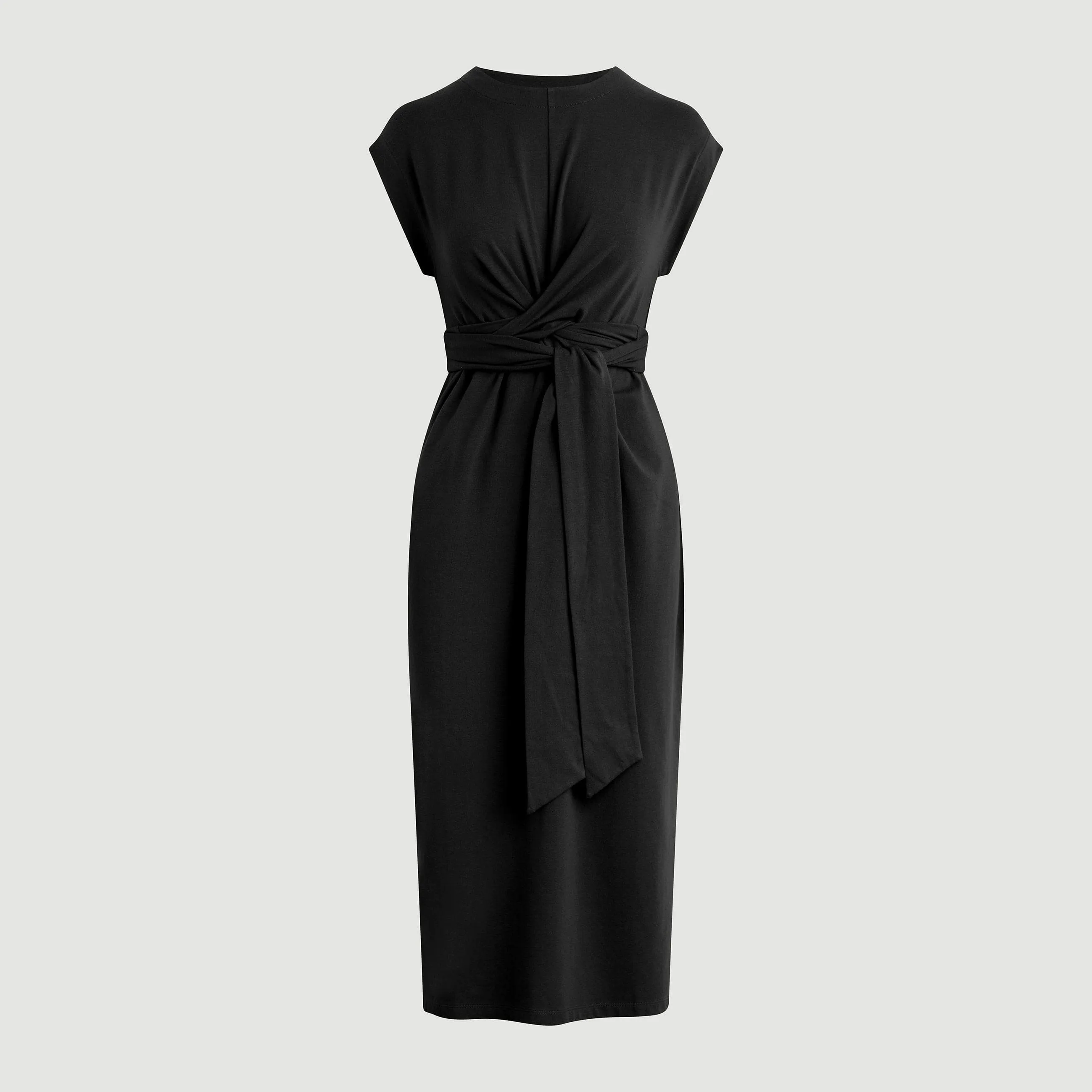 Fei Tie-Front Organic Cotton Dress (Petite) Ergonomic Cut