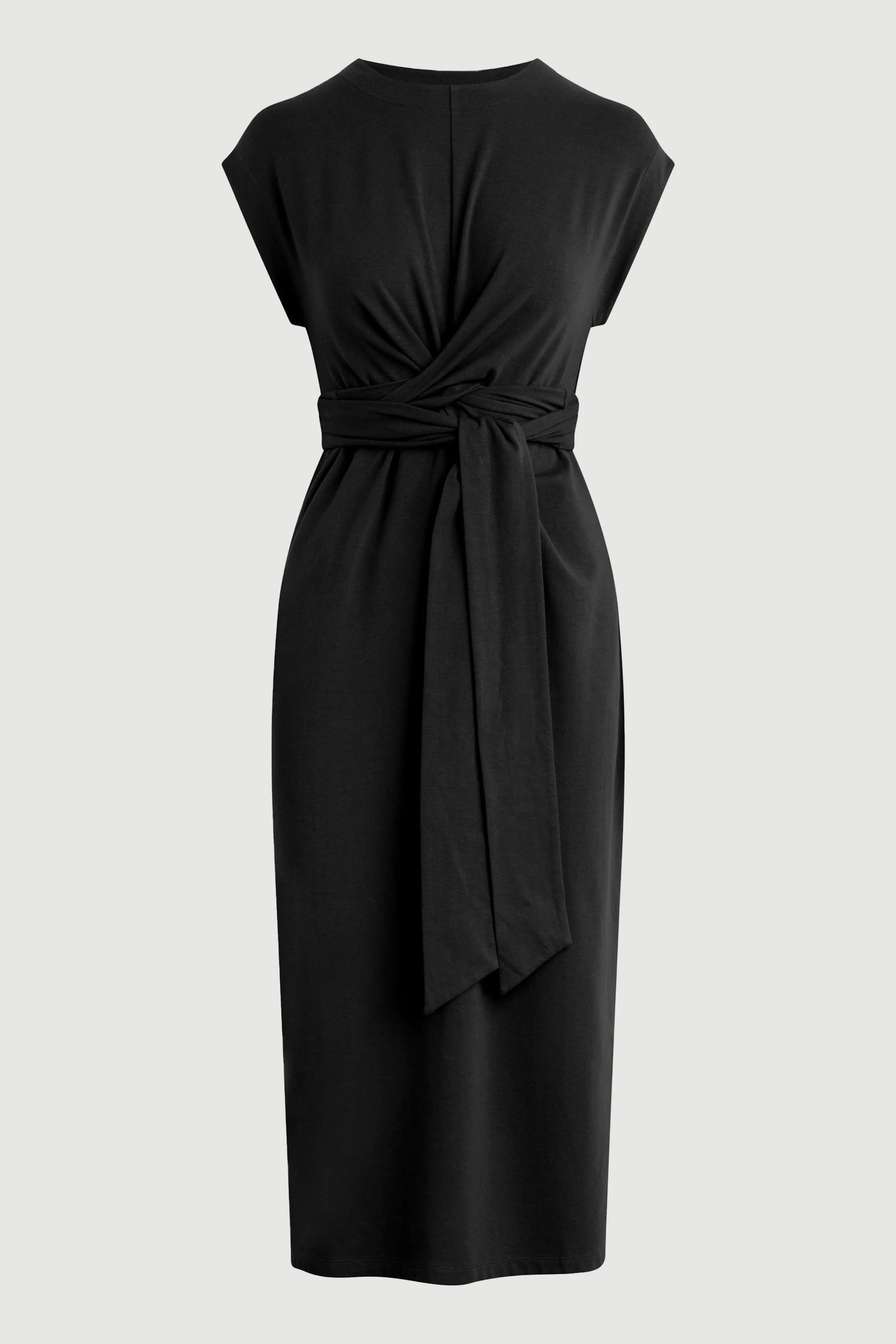 Casual Fit Heart Soul Fei Tie-Front Organic Cotton Dress (Petite)