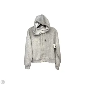 Sweatshirt Hoodie By Tahari In Grey, Size: M SmoothEdgeTrim Relaxed T-shirt