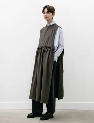 Strik Dress Brown Wool Plane Mood Activewear