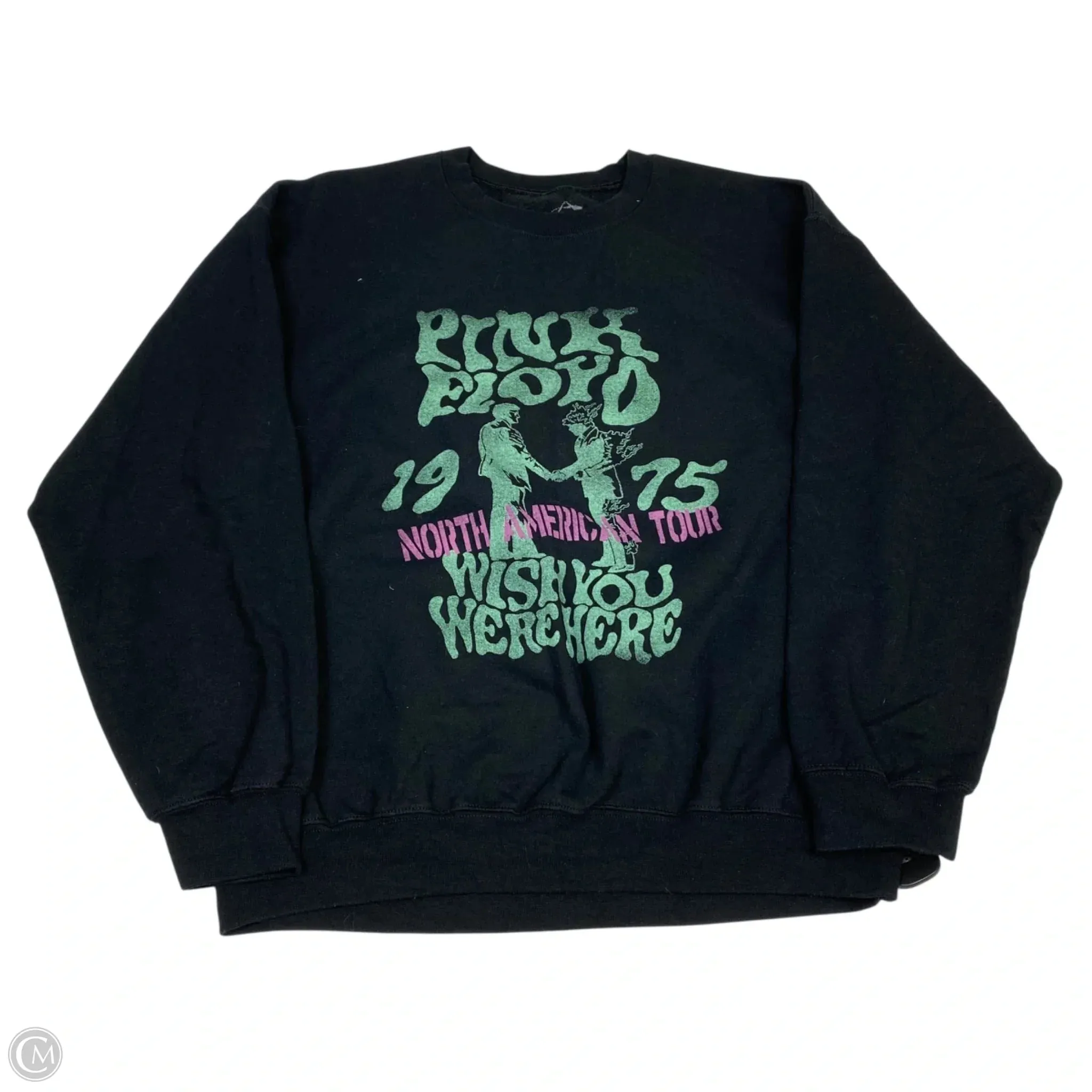 Cultural Fit Sweatshirt Crewneck By Pink Floyd In Black, Size: L