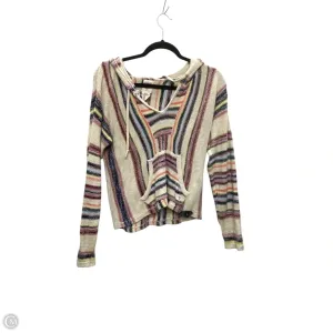 Sweatshirt Hoodie By Billabong In Striped Pattern, Size: L Active Style DurableThreadwork