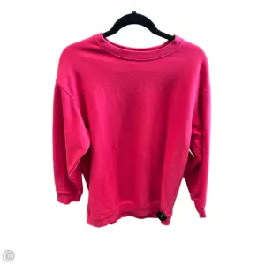 Swim Easy ZeroWaste Production Sweatshirt Crewneck By H&m In Pink, Size: S