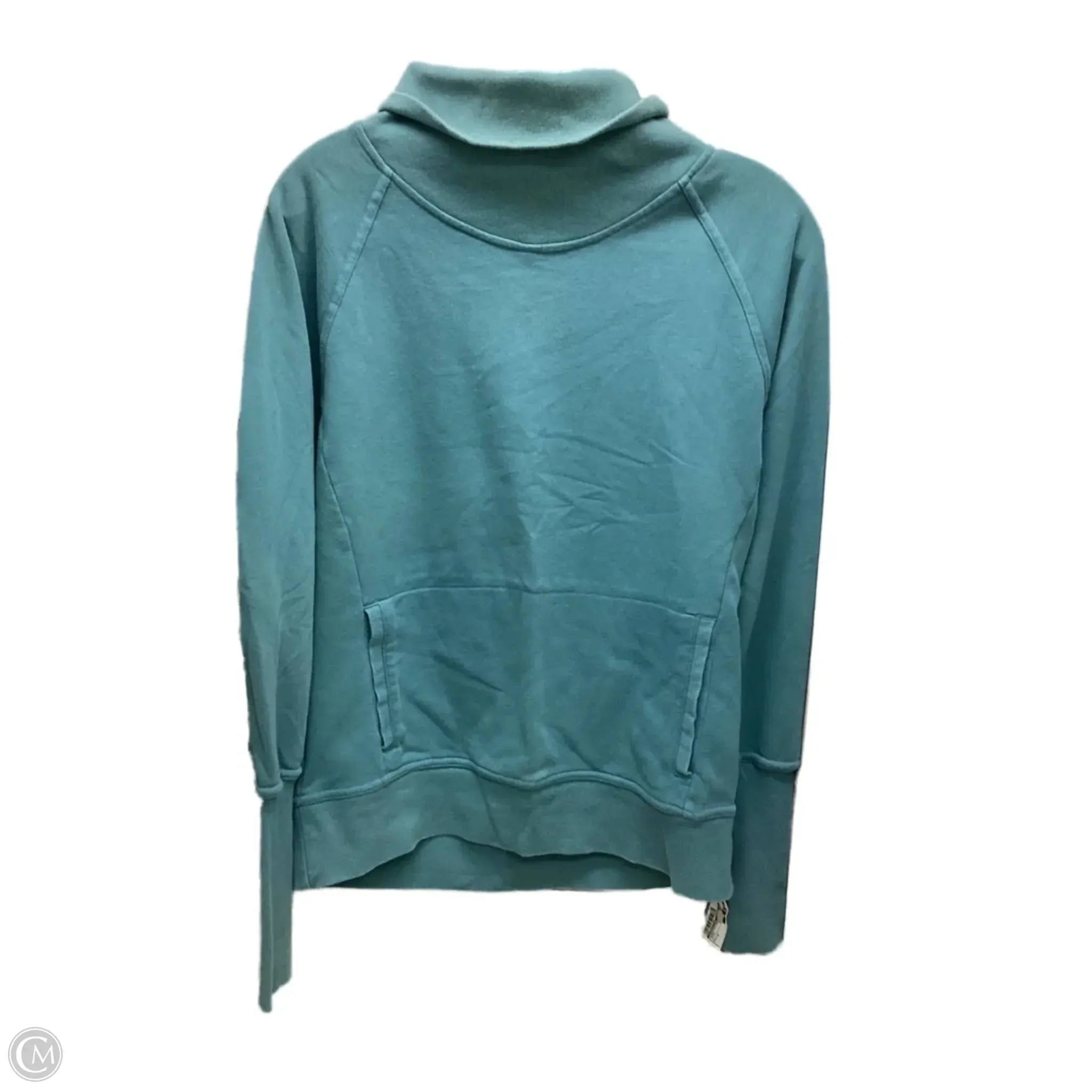 UV Protection Sweatshirt Crewneck By Champion In Aqua, Size: S