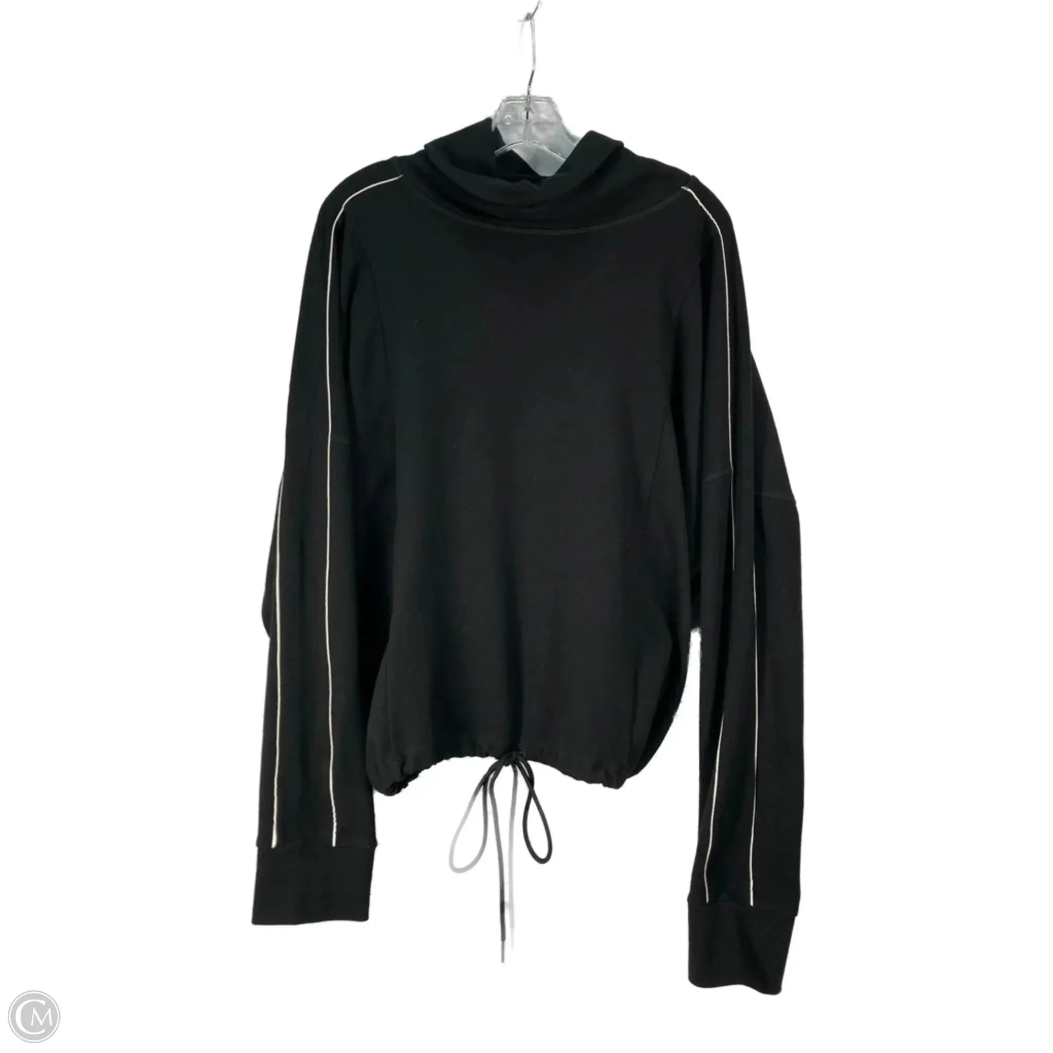 Sweatshirt Crewneck By Varley In Black, Size: Xl FlexibleNeckline LowProfile Design