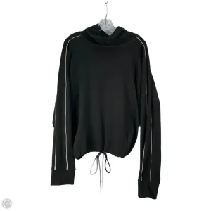 Sweatshirt Crewneck By Varley In Black, Size: Xl FlexibleNeckline LowProfile Design