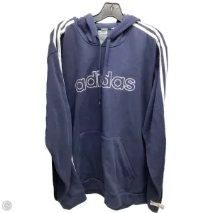 Sweatshirt Hoodie By Adidas In Navy, Size: Xl Easy Go Joy Mood