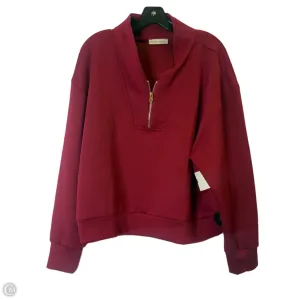 Sweatshirt Collar By Zenana In Red, Size: L HygroscopicFiber AdjustableStraps