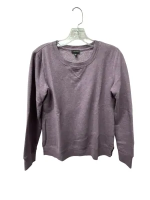 Sweatshirt Crewneck By Talbots In Purple, Size:Xs ZeroWaste Production