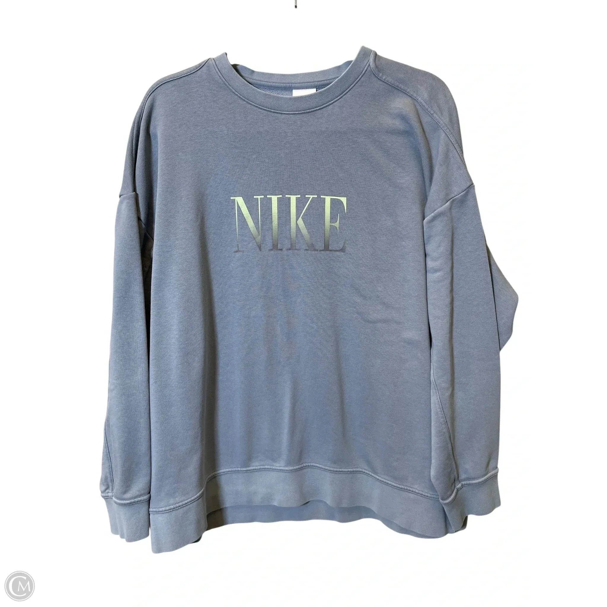 Athletic Sweatshirt Collar By Nike In Blue, Size: Xl Lightweight Composite