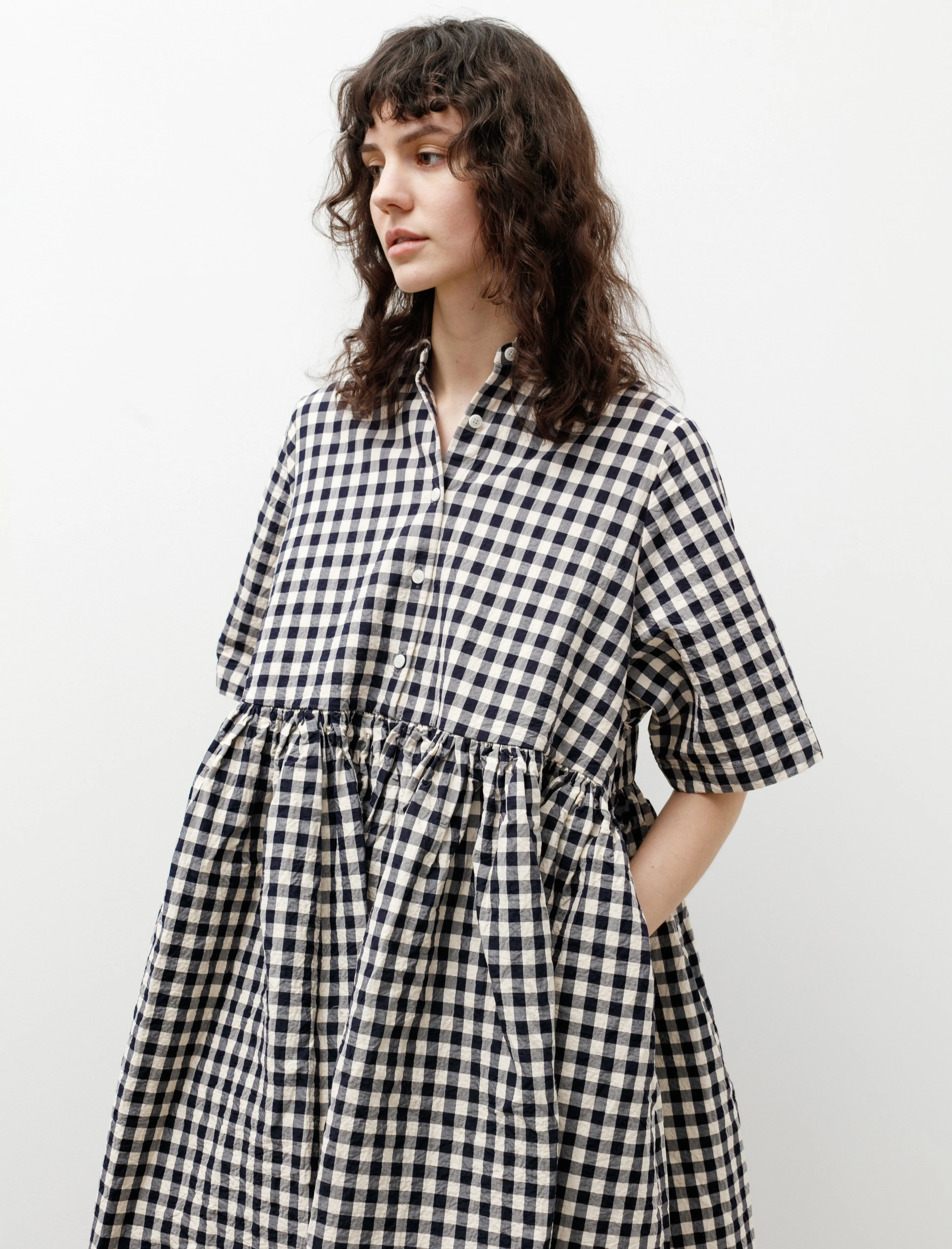 CompressiveFitFabric Ethal Dress Navy Check