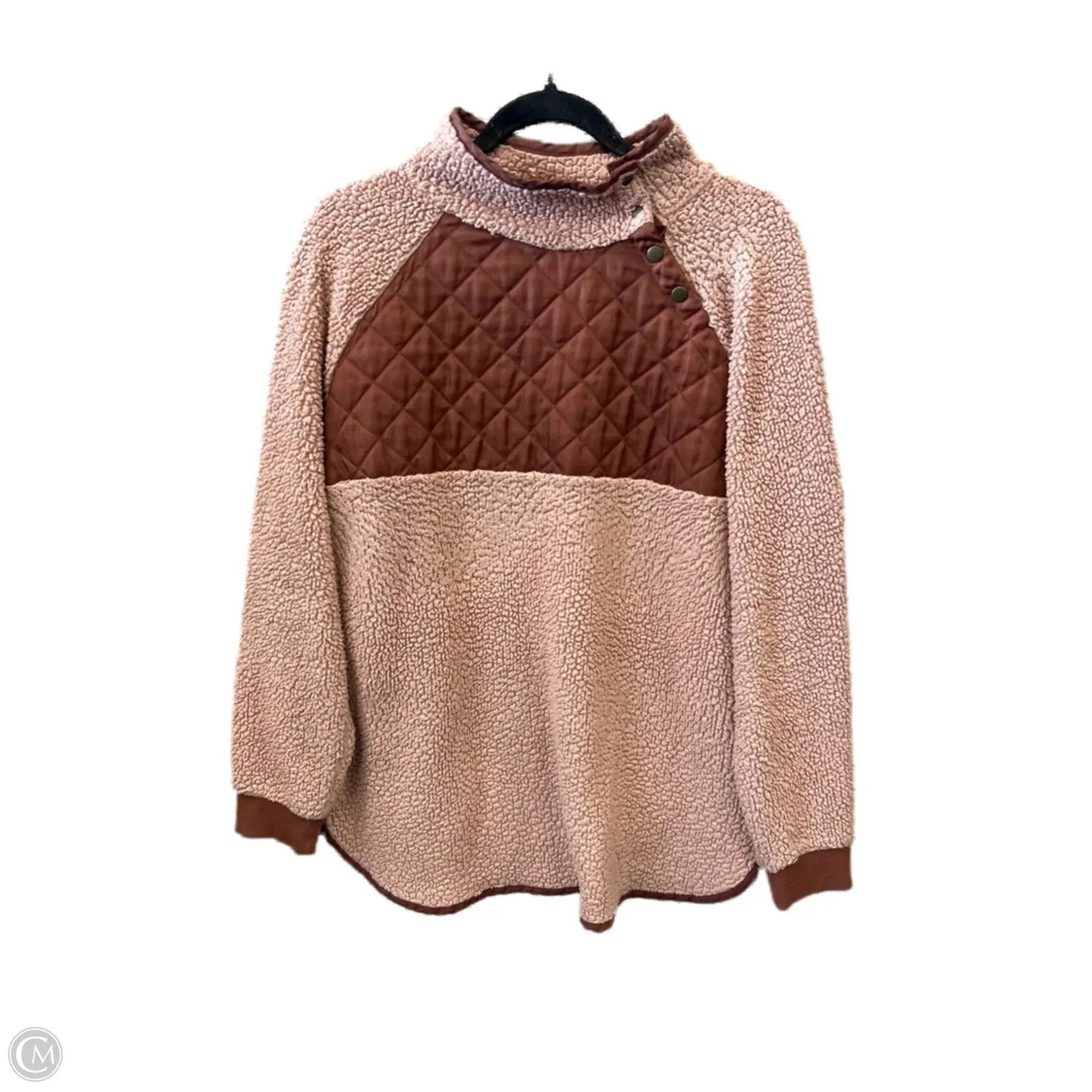 Sweatshirt Crewneck By Natural Reflections In Pink, Size: Xl Casual Bottoms